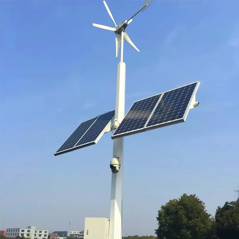 DHC horizontal axis 300w 500w 800w wind and solar complementary system