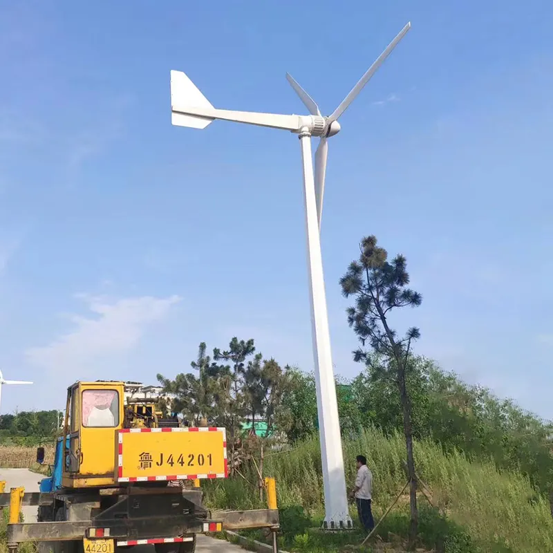 DHC 1KW 1.5KW Horizontal Shaft Wind Turbine