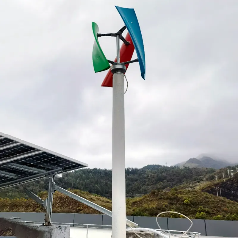 DHC Vertical Axis X-1kw 2kw 3kw Wind And Solar Complementary System