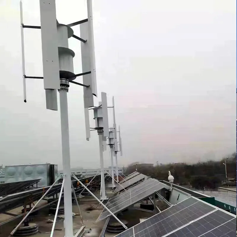 DHC Vertical Axis 30kw 50kw 60kw Wind And Solar Complementary System