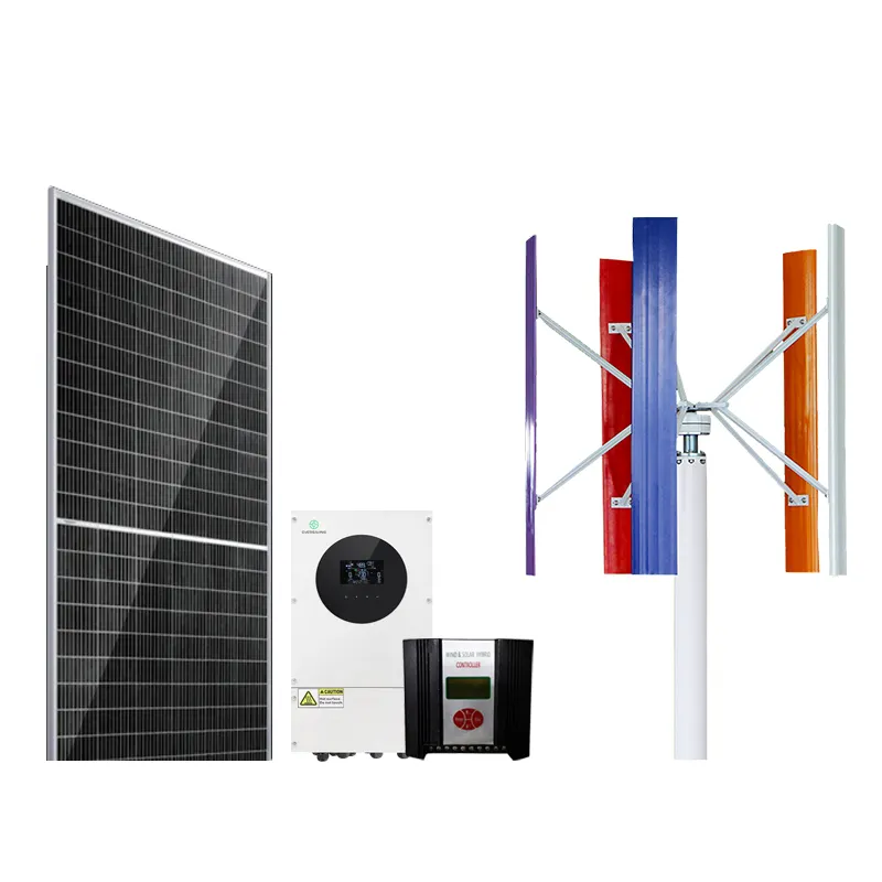 DHC H-30kw Vertical Axis Wind And Solar Complementary System