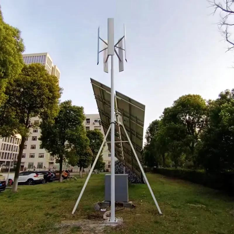 DHC Vertical Axis 30kw 50kw 60kw Wind And Solar Complementary System