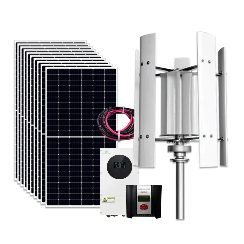 DHC Vertical Axis 20kW Wind And Solar Complementary System
