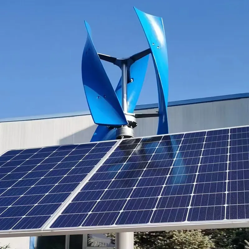 DHC Vertical Axis X-1kw 2kw 3kw Wind And Solar Complementary System